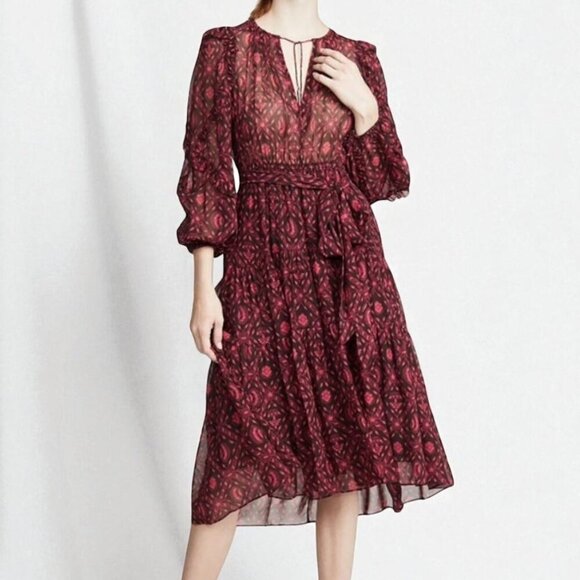 Ulla Johnson aliya dress - fuchsia Size 6 - Picture 1 of 12